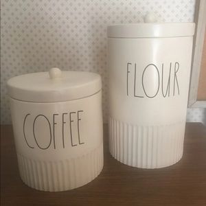 *SOLD* Rae Dunn Flour and Coffee Canisters